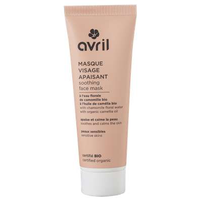 Masque visage apaisant certifié BIO, Avril (50 ml)