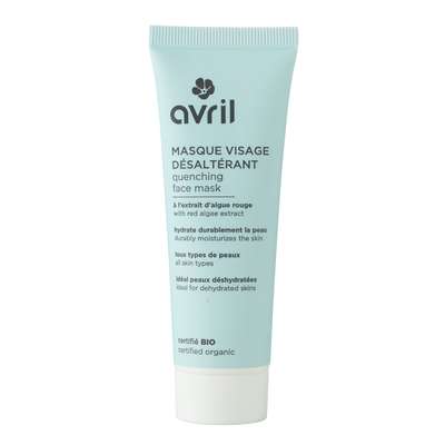 Masque visage désaltérant certifié BIO, Avril (50 ml)