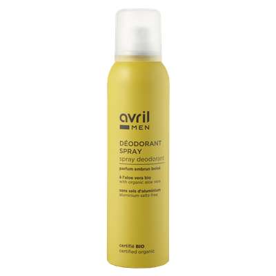 Déodorant spray homme certifié BIO, Avril MEN (150 ml)