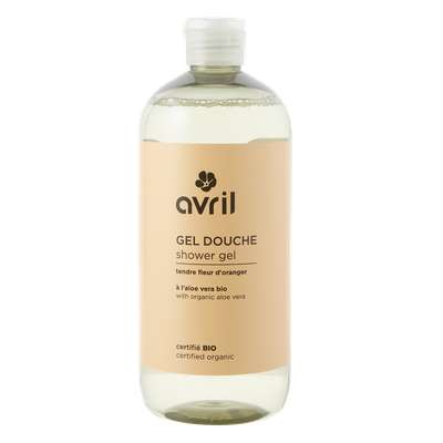 Gel douche tendre fleur d'oranger BIO, Avril (500 ml)