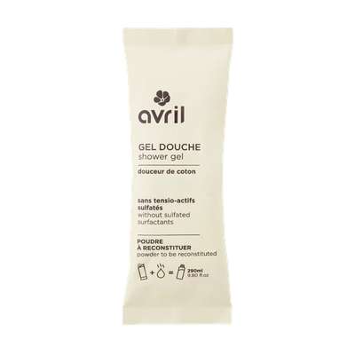 Gel douche à reconstituer - douceur de coton certifié BIO, Avril (290 ml)