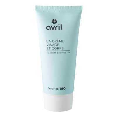 Crème visage et corps au beurre de karité certifiée BIO, Avril (200 ml)