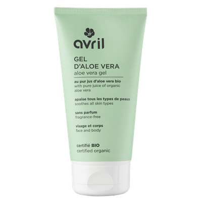 Gel d’aloe vera certifié BIO, Avril (150 ml)