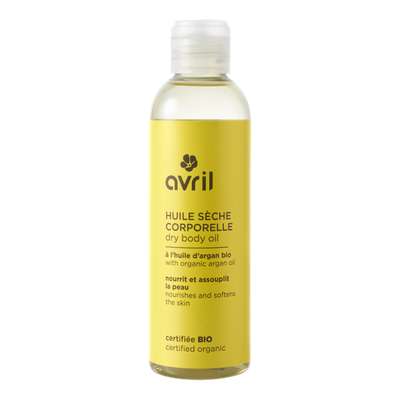 Huile sèche corporelle à l'huile d'argan certifiée BIO, Avril (200 ml)
