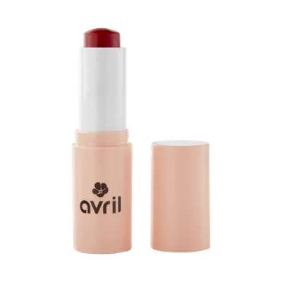 Recharge de baume à lèvres teinté Cerise certifié bio, Avril (4 g)