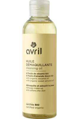 Huile démaquillante à l'huile de sésame certifiée BIO, Avril (200 ml)