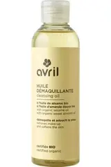 Huile démaquillante à l'huile de sésame certifiée BIO, Avril (200 ml)