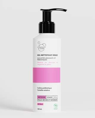 Gel nettoyant doux BIO, Clémence & Vivien (150 ml)