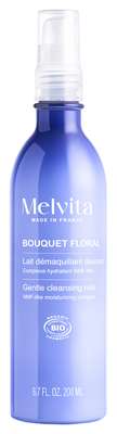 Lait démaquillant douceur Bouquet Floral BIO, Melvita (200 ml)