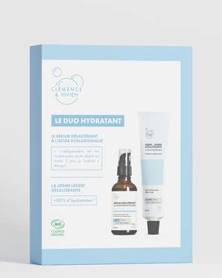 Coffret duo hydratant BIO, Clémence & Vivien