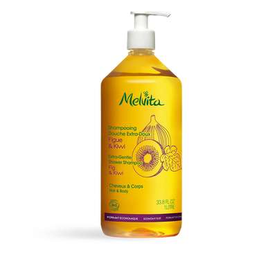 Shampoing douche extra-doux BIO, Melvita (1 L)