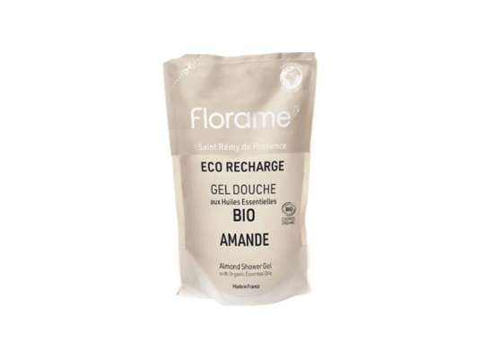 Eco recharge Gel douche Amande BIO, Florame (700ml)