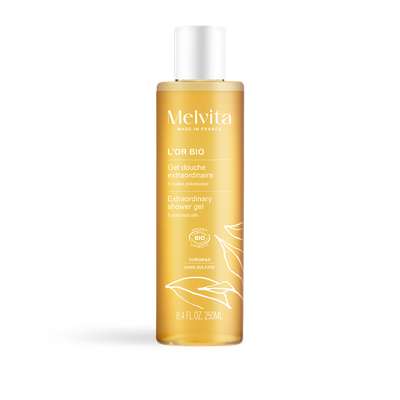 Gel douche extraordinaire L'Or BIO, Melvita (250 ml)