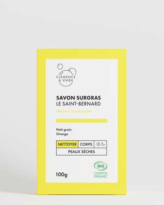 Savon solide Le Saint-Bernard BIO, Clémence & Vivien (110 g)