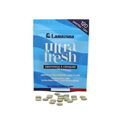 Dentifrice à croquer - Ultra Fresh, Lamazuna (30 g)