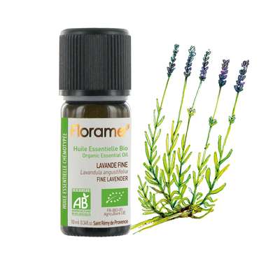 Huile essentielle de lavande fine BIO, Florame (10 ml)