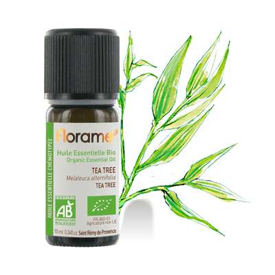 Huile essentielle de tea tree BIO, Florame (10 ml)