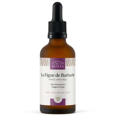 L'huile de Pépins de Figue de Barbarie BIO, Comptoir des Huiles (50 ml)