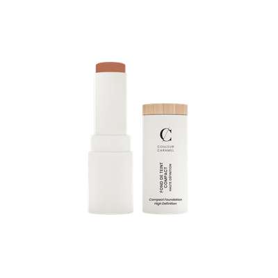 Fond de teint Compact Haute Définition N°15 Beige foncé, Couleur Caramel (9 g)