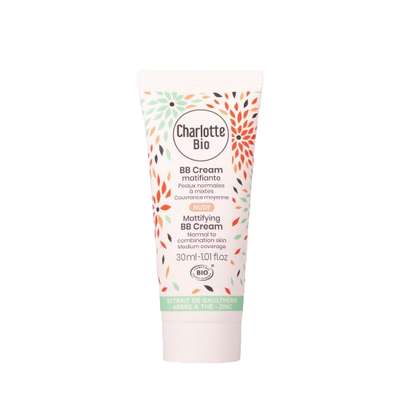 BB Cream matifiante Nude BIO - peaux mixtes, Charlotte Bio (30 ml)