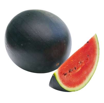 Baby pastèque noire d'Ille-et-Vilaine - direct producteur (de 0,75 à 1 kg) (calibre moyen), France