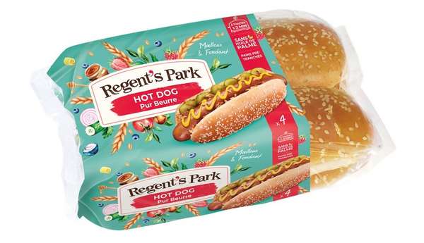Pains Hot Dog pur beurre, Regent's Park (x 4, 250 g)