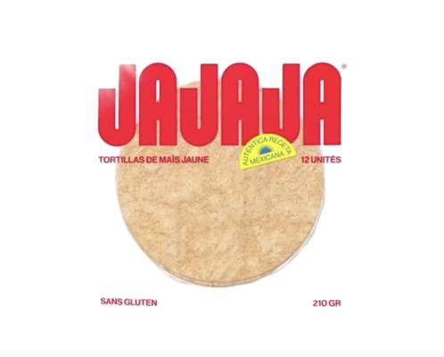 Tortillas au maïs jaune, Jajaja (x 12, 210 g)