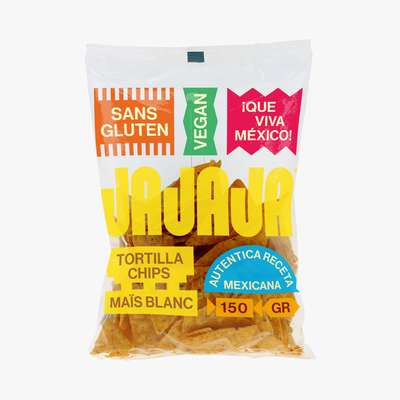 Chips tortilla maïs blanc, Jajaja (150 g)