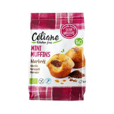 Mini muffins marbrés BIO, Céliane (x 8, 200 g)