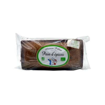 Pain d'épices pur miel, sans sucre ajouté BIO, Maison Peltier (250 g)