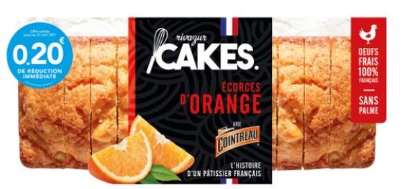 Cake à  l'orange, Cointreau (250 g)