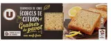 Tranches de cake écorces de citron & graines de pavot, U  (9 tranches, 270 g)