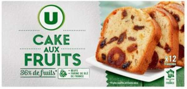 Cake aux fruits, U (400 g)