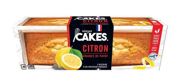 Cake au citron et au pavot, Rivazur ( 250 g)