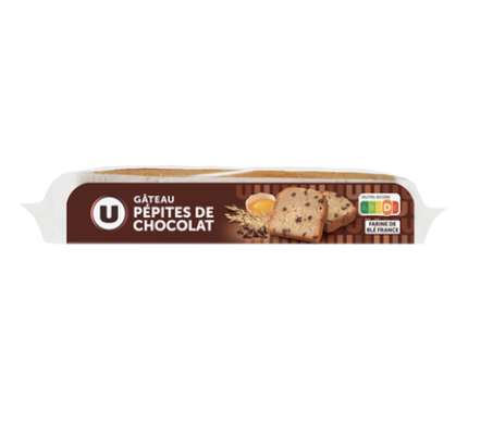 Gâteau au pépites de chocolats, U (500 g)