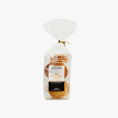 Galettes fines bretonnes au caramel, La Grande Epicerie de Paris (150 g)
