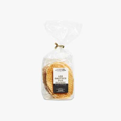 Gaufres pur beurre fourrées à la vanille, La Grande Epicerie de Paris (210 g)
