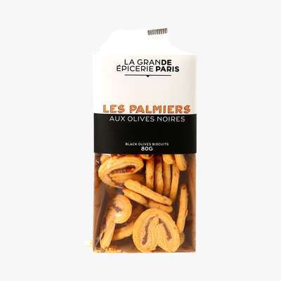 Palmiers aux olives noires, La grande épicerie de Paris (80g)