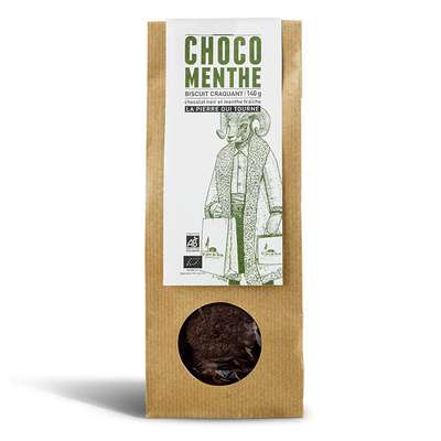 Biscuit Choco-Menthe, La pierre qui tourne (140 g)