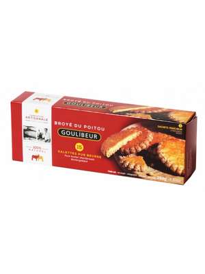 Etui de 15 galettes pur beurre en 3 sachets fraîcheur, Goulibeur (280 g)