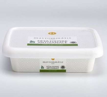 Feta BIO AOP en saumure, Mavrommatis (barquette de 180 g)