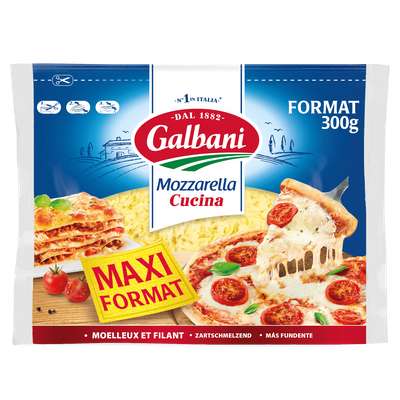 Mozzarella râpée, Galbani (300 g)