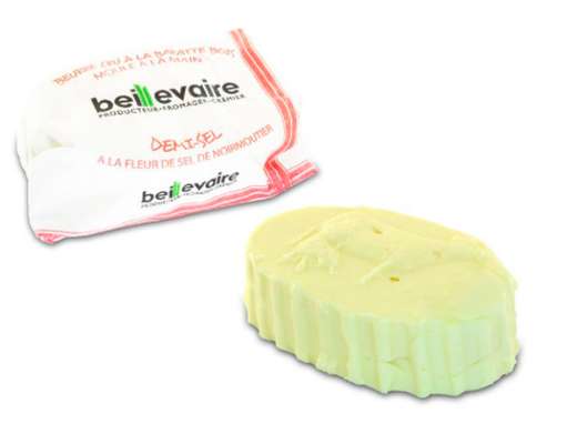 Beurre artisanal cru demi-sel, Beillevaire (125 g)