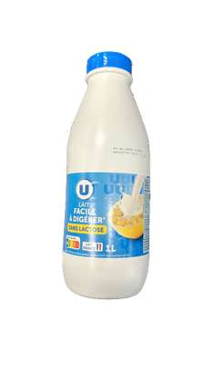 Lait demi écrémé facile à digérer, U (50 cl)