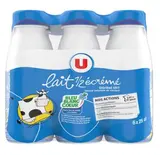 Pack de lait UHT demi-écrémé Bleu Blanc Coeur, U (6 x 25 cl)