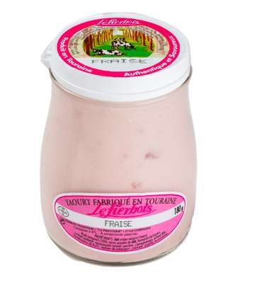Yaourt à la fraise, Fierbois (180 g)