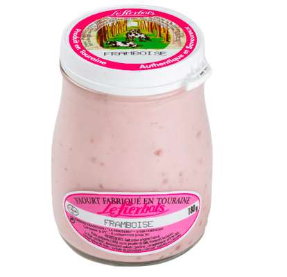 Yaourt à la framboise, Fierbois (180 g)