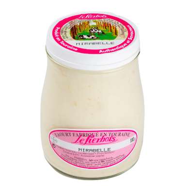 Yaourt à la mirabelle, Fierbois (180 g)