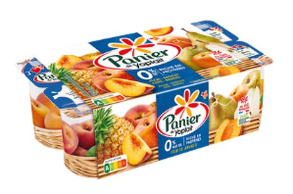 Yaourt aux fruits jaunes 0,5% MG, Panier de Yoplait (8 x 125 g)