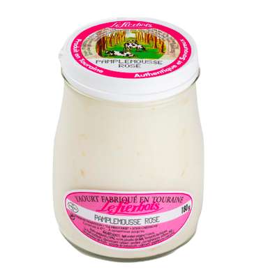 Yaourt au pamplemousse rose, Fierbois (180 g)